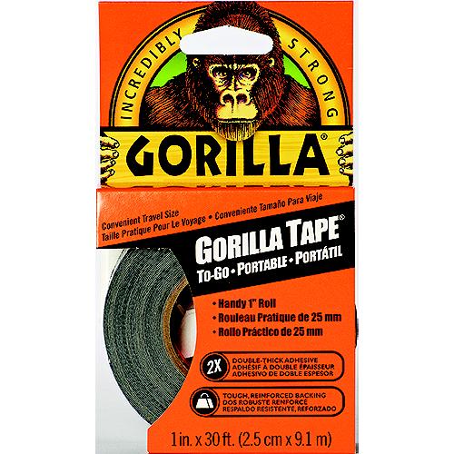 Gorilla 6101001 Black Gorilla Tape Clip Strip, 1