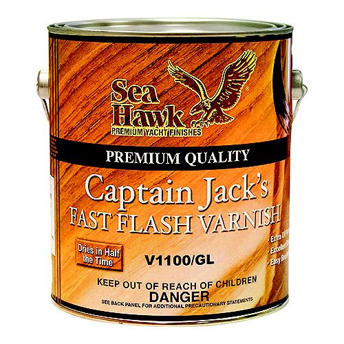 Seahawk V1100Pt Captain Jack'S Fast Flash Varnish, Pt., 8/Case - V1100/Pt - 95-V1100Ptf1