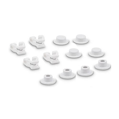 Dometic 33164509019 Replacement Wire Shelf Mounting Hardware Kit, White - 3316450.9019 - 951-33164509019F1