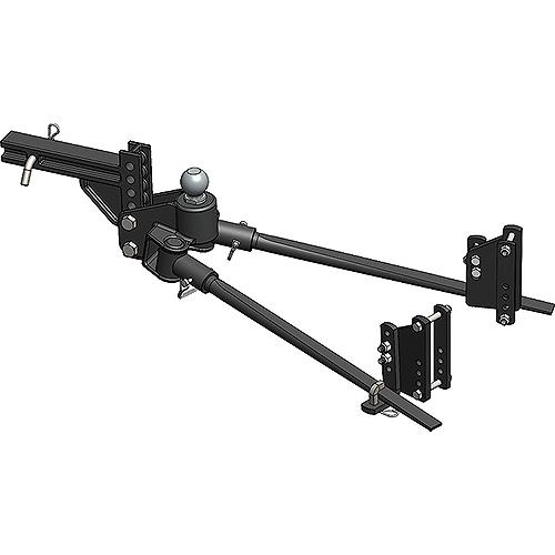 Blue Ox Bxw0850 Trackpro™ Weight Distributing Hitch, 800 Lb. W/7 Hole Shank - Bxw0850 - 123-Bxw0850F1