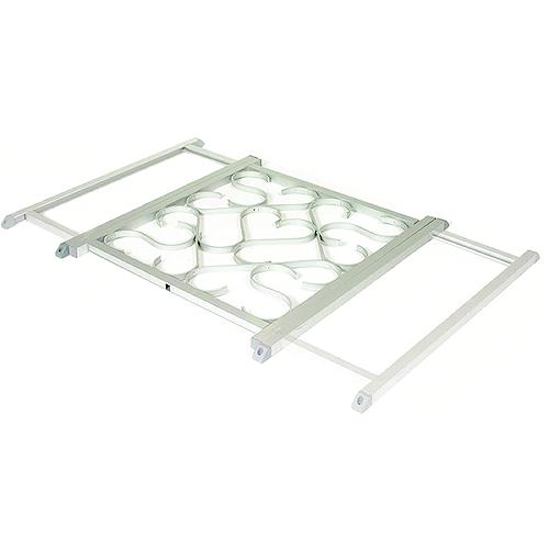 Camco Screen Door Push Bar And Deluxe Grille, Aluminum - 43991 - 17-43991F1