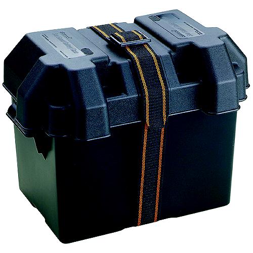 Attwood 90651 Standard Vented Battery Box For Group 24/24M, Black - 2616965 - 23-90651F1