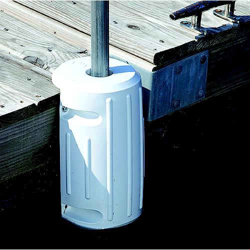 Attwood 935331 Softside Round Dock Fender, Slide-On Post, 7