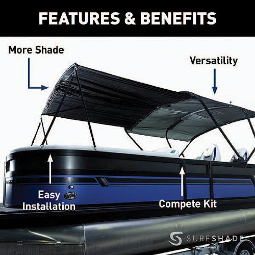 Taylor 2021013744 Bimini Extension For Sureshade® Power Bimini , 92