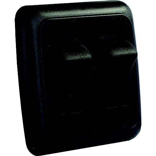 Jr Products Double Rv Rocker Switch Assembly With Bezel - 12235 - 342-12235F1