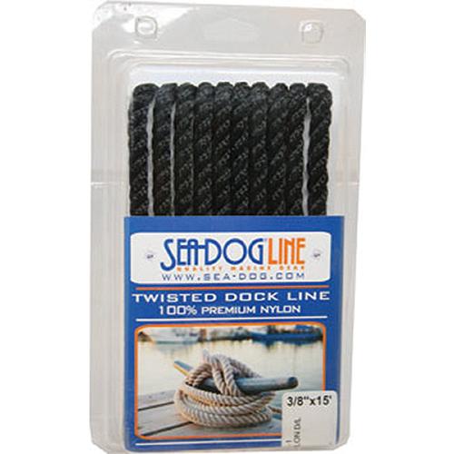 Sea Dog Premium Twisted Three-Strand Nylon Dock Line - 301110020Bk-1 - 354-301110020Bk1F1