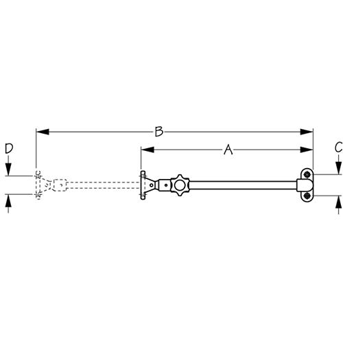 Seadog Hatch Adjuster | Formed & Stamped 304 Stainless & Nylon - 321291-1 - 354-3212911F1