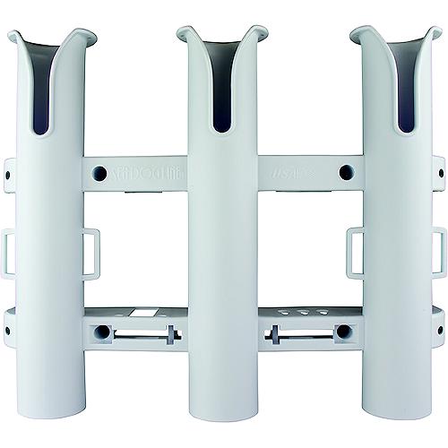 Seadog 3250321 Triple Threat™ Three Pole Rod Holder, White - 325032-1 - 354-3250321F1