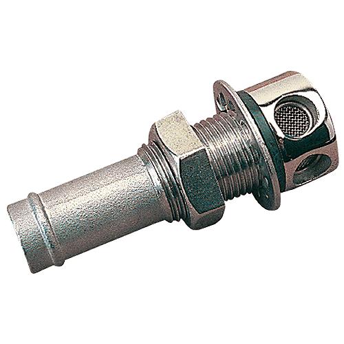 Straight Gas Tank Vent, Stainless - 352210-1 - 354-3522101F1