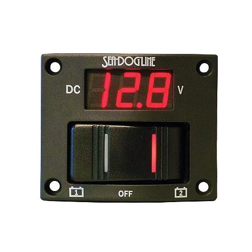 Sea-Dog 425020 Wave Led Battery Test Rocker Switch Panel - 425020-1 - 354-4250201F1