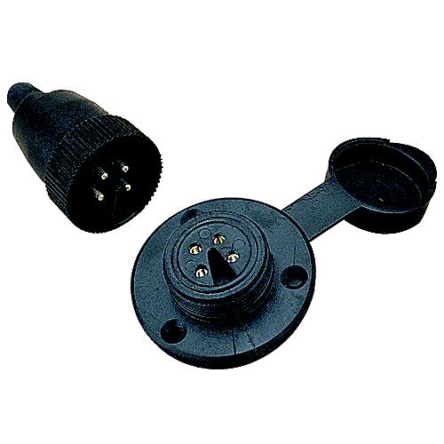 Polarized 4-Pin Electrical Connector - 426234-1 - 354-4262341F1