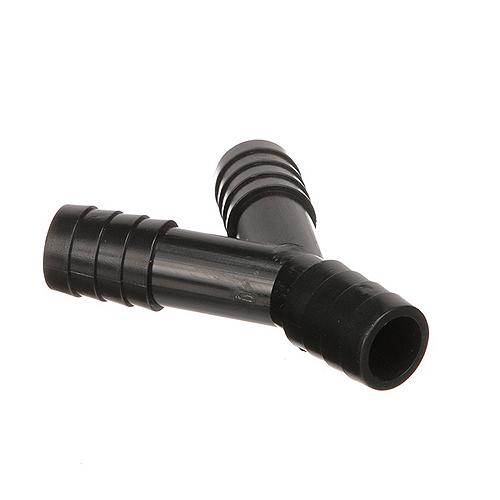 Seachoice 3-Way Y Fitting, Fits 3/4 In. Id Hose, Black Plastic - 18231 - 50-18231F1