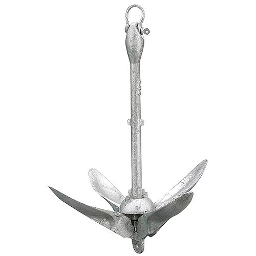 Seachoice 41010 Galvanized Folding Grapnel Anchor, 5-1/2 Lbs. - 50-41010 - 50-41010F1
