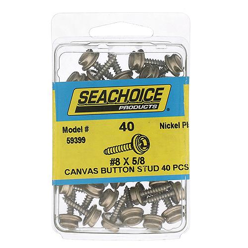 Seachoice Button Stud, #8 X 5/8 In. Stainless Steel Screw, Pack Of 50 - Rp-Bp7251Sc - 50-59399F1