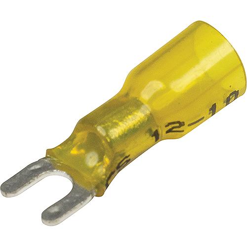 Seachoice 64039 3-To-1 Heat Shrink Spade Terminal - 12-10 Ga., #6 Stud, 25/Bag - 64039 - 50-64039F1