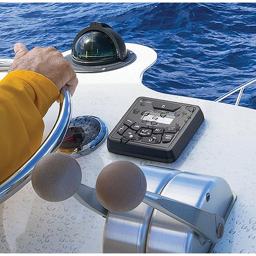 Seachoice 72106 Bluetooth® In-Dash Marine Gauge Stereo, Square Face - Mgr450Bsc - 50-72106F1