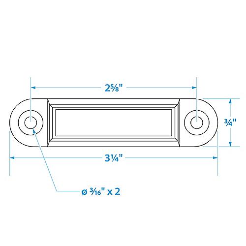 Seachoice Boat Cover Support Sockets, Chrome Plated Zinc, Set Of 2 - 78011 - 50-78011F1