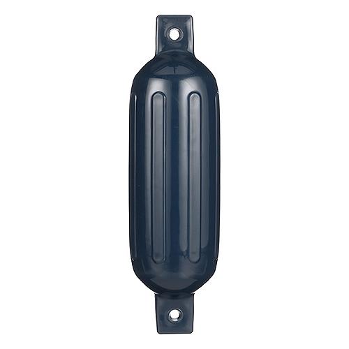 Seachoice 79091 Twin Eye Ribbed Fender, Blue, 6.5 X 23