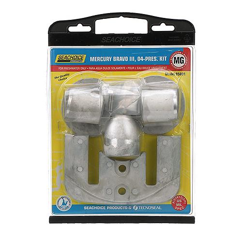 Seachoice 95091 Magnesium Anode Kit For Mercury Bravo Iii (04-Present) - 50-95091 - 50-95091F1