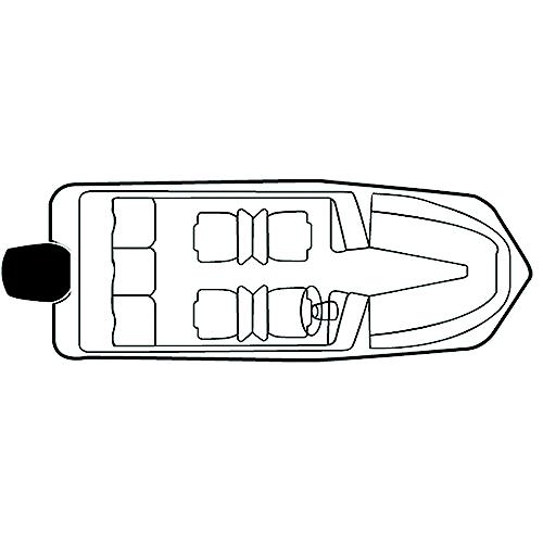 Carver 79004 Flex-Fit Pro™ Poly-Flex Ii Tri-Hull Or V-Hull Boats I/O Or O/B, Slate Gray - 79004 - 500-79004F1