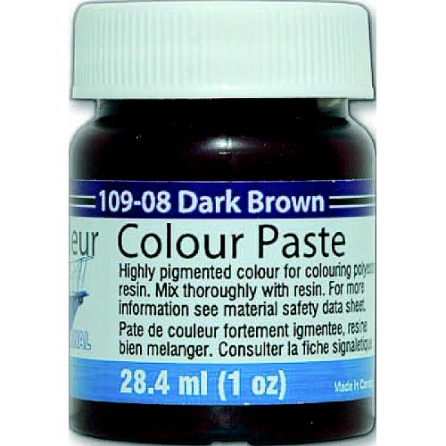 Gelcote Int'L 10908 Gelcote Pigment, Dark Brown, 1 Oz., 12/Case - Gi-09080 - 583-10908F1