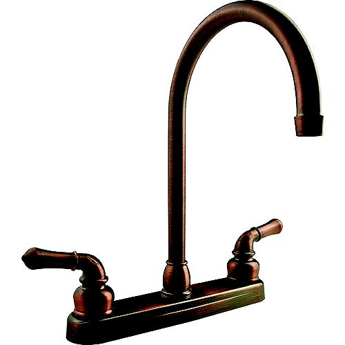 Dura Faucet Dfpk330Hcorb J-Spout Kitchen Faucet, Oil Rub Bronze - Df-Pk330Hc-Orb - 621-Dfpk330Hcorbf1
