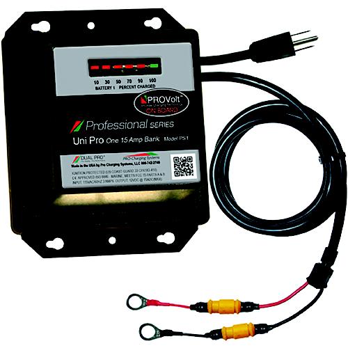 Dual Pro Ps1Auto Professional Series Autoprofile Battery Charger, 15A, 1 Bank - Ps1Auto - 652-Ps1Autof1