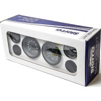 Sierra 68412P Eclipse Series Black Outboard 4 Set With Tachometer, Speedometer, Voltmeter & Fuel Gauges - 68412P - 11-68412Pf1