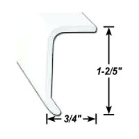 Long Leg Trim Blk 16' @5 - 021-86102-16 - 112-0218610216F1