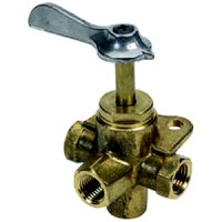 Brass Four-Way Valve - 033304-10 - 114-03330410F1