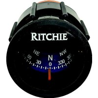 Ritchie X23Bu Sport Dash Mount Compass, Black/Blue Dial - X-23Bu - 128-X23Buf1