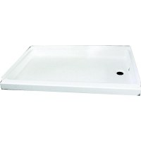 Specialty Recreation Sp2424W Side Drain Shower Base, 24