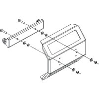 Humminbird 7401751 Idmk H12R In Dash Mounting Kit - Helix 12 - 740175-1 - 137-7401751 Superseded By: 137-7402381F1