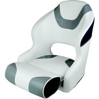Wise Baja Series Bucket Seat W/Bolster, Brite White / Grey / Round Midnight - 3315-1773 - 144-33151773F1