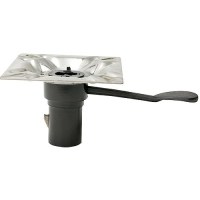 Swivleze 238 Series Seat Mount, Right Handle, 3° Angle, Stainless Steel - 238142-7 - 148-2381427F1