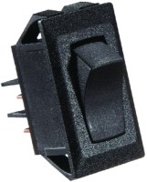 Switch-Rocker 10A On-Off Black - S261 - 350-S261F1
