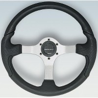 Nisida Steering Wheel, Satin Finish W/Black Grip - Nisida-B/S - 216-Nisidabsf1