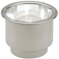 Attwood 11786W7 Led Stainless Steel Drink Holders, W/White Leds - 11786W-7 - 23-11786W7F1