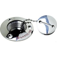Attwood Deck Fill Replacement Cap For 66406, 66408, 66408C1, Stainless Steel - 66074-3 - 23-660743F1