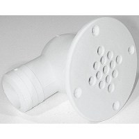 T-H Marine Cockpit Scupper Drain 90 Degree Outlet 1-1/2