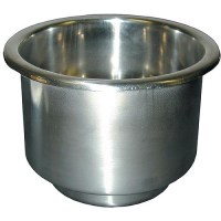 T-H Marine Stainless Steel Cup Holder - Lch1Ssdp - 232-Lch1Ssdpf1