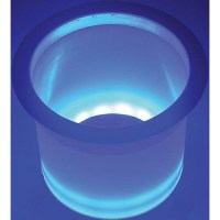 T-H Marine Waterproof Blue Led Lighted Rim Drink Holder - Led-Lch-Bu-Dp - 232-Ledlchbudpf1