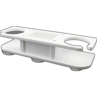 Taco P012000W 2 Drink Holder, White Poly W/