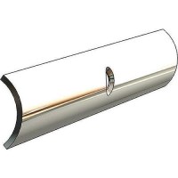 Taco S114650P12 1 X 12' Ss Hollow Back Rub Rail - S11-4650P12 - 236-S114650P12F1