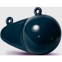 Greenfield Pvc Coated Cannonball Style Downrigger Weight, Black - 204B - 238-204Bf1