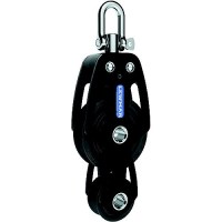 Lewmar 50Mm Htx Block, Fiddle, Black, 3/8