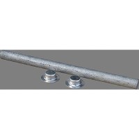 Tie Down Engineering Galvanized Roller Shaft W/Pal Nuts - 86184 - 241-86184F1