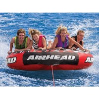 Airhead Aht42Msl Inflatable 4 Person Red Mega Slice® Deck Tube - Aht42Msl - 253-Aht42Mslf1