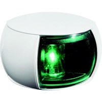 Hella 980520211 Naviled® Starboard (Green) Side Light Only, White W/Green Lens, 1 Ea. - 980520211 - 265-980520211F1