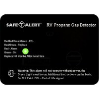 Mti Industries 12V 20 Series Safe-T-Alert Mini Rv Propane/Lp Gas Alarm - 20-441-P-Bl - 270-20441Pblf1